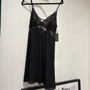 Black Lace Slip dress